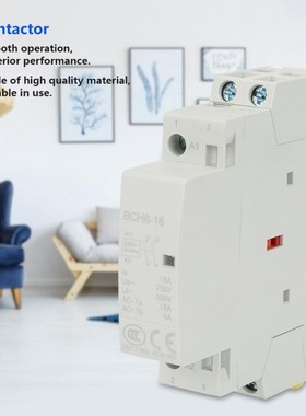 2P Contactor 16A 220V/230V AC Contactor 1NO 1NC 50/60HZ Din