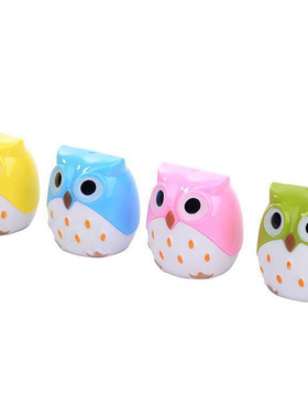 Hotuocho 24pcs Double Hole Owl Pencil Sharpener School