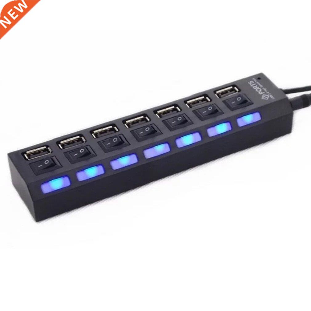 4/7 Ports USB HUB 2.0 High Speed USB Splitter Expander Multi