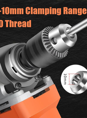 Angle Grinder Electric Drill Conversion Collet 10mm Chuck Ho