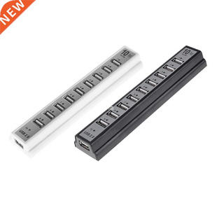 Portable 480Mbps High Speed 10 USB2.0 Ports Extender Splitte