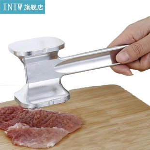 1pc Kitchen Meat Tenderizer Metal Manual Steak Hamme