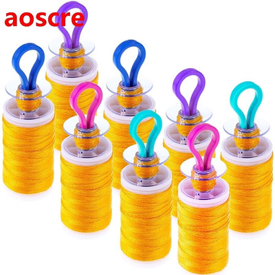 5/10/20Pcs Plastic Bobbin Clip Wire Sewing Thread Spool Acc