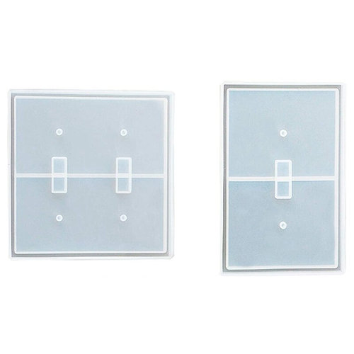 2PC Switch Panel Resin Mold,Wall Switch Mold,Switch Panel Si