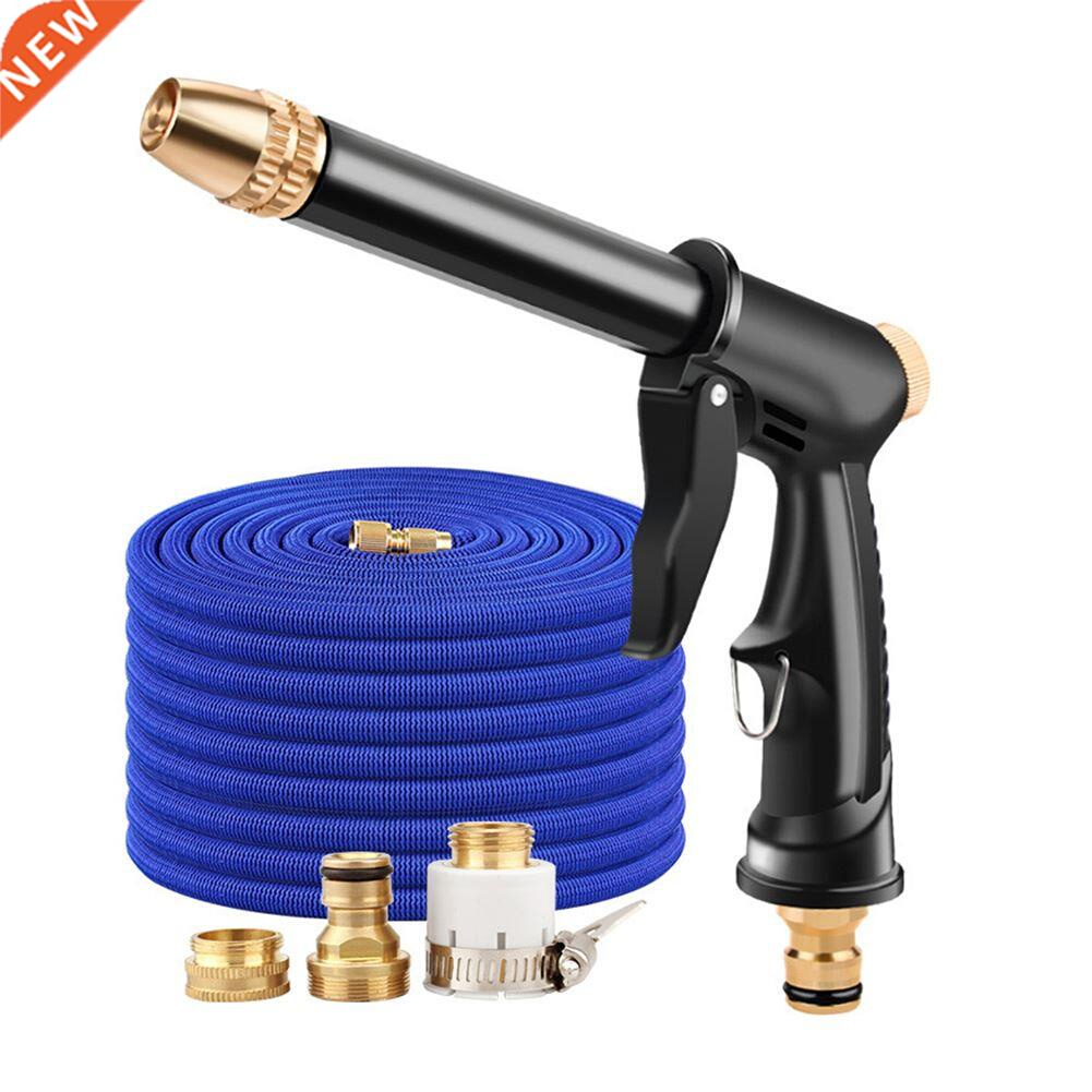 Portable Garden High Pressure Water Gun 3 Nozzle Jet Car Was