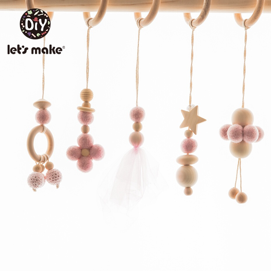 Let's Make 5pc/set Baby Stroller Pendant Bed Bell Hanging