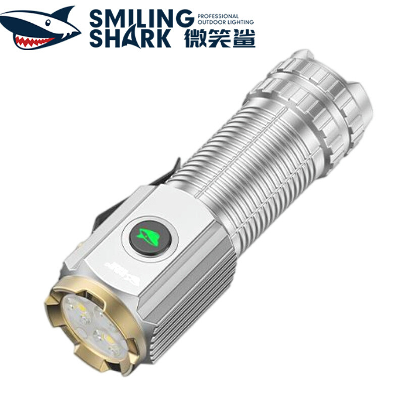 Outdoor mini fixed focus flashlight clip tail magnetic sucti