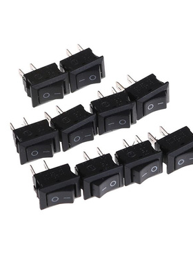 1PCS KCD1-11 Black Rocker Switch Power Switch ON-OFF 2 Posit
