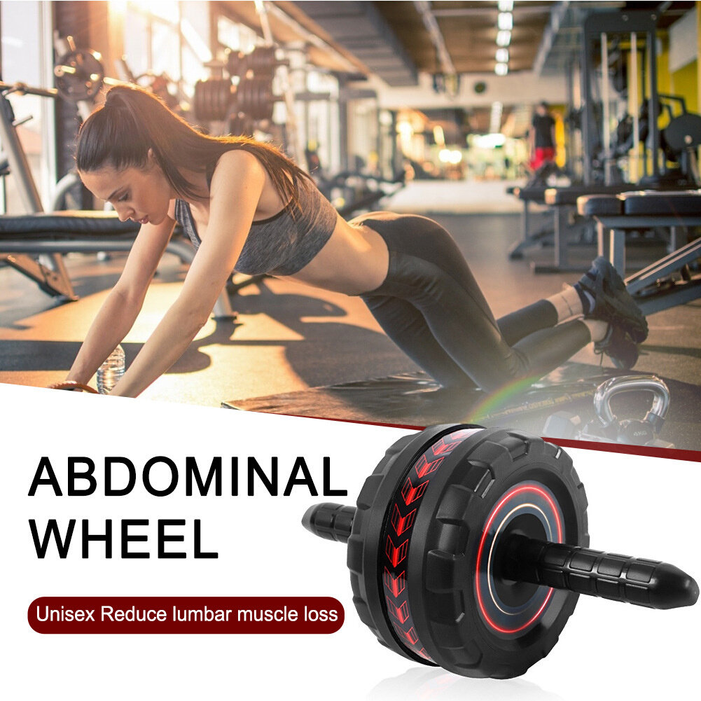 Abdominal Muscle Trainer with Mat Abdominal Fitness Wheel