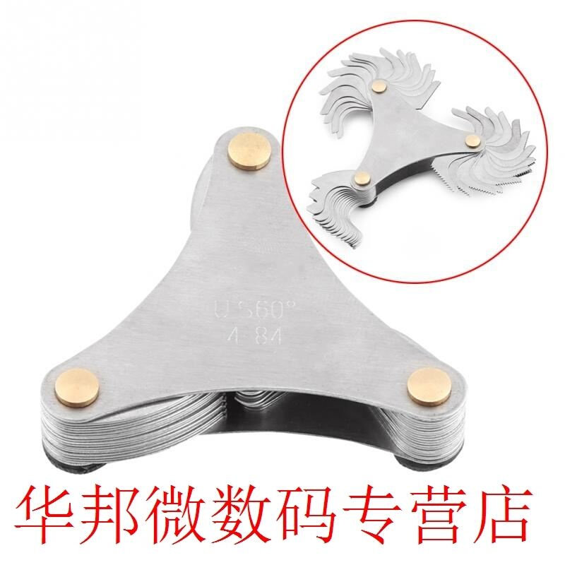 51/52Pcs Stainless Steel Thread Plug Gage 60 and 55 Degree W