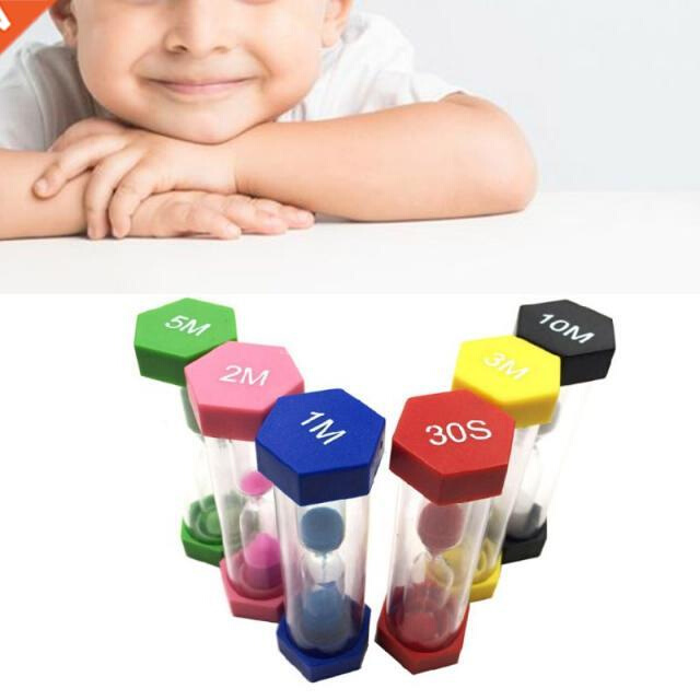 Hourglass Timer Set 6 Colors 1/3/5/10/15/mins 30Seconds Sand