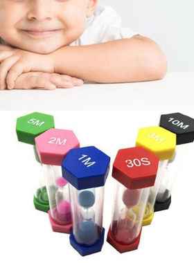 Hourglass Timer Set 6 Colors 1/3/5/10/15/mins 30Seconds Sand