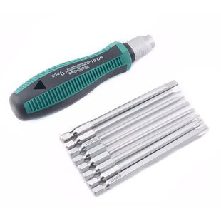 6.35mm Multi Screwdriver 4inch With Magnetic Bits Phillips