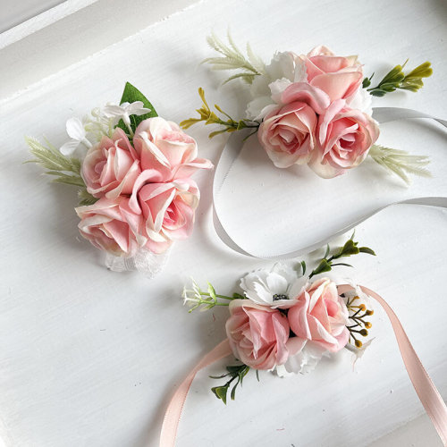 Bride Groom Wedding Accessories Wrist Corsage Bracelet Cuff