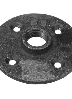 DIY Industrial Furniture Hdwe 1/2'' Black Malleable