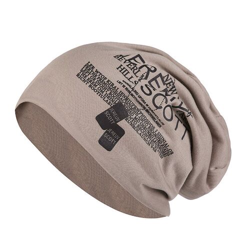 Spring and Autumn Hats for Women Skullcap Men Beanie Hat Uni