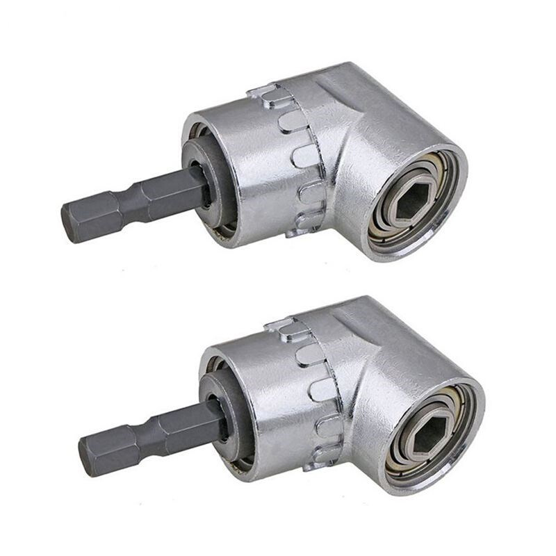2PCS Right Angle Drill,105 Degree Multifunction Right Angle