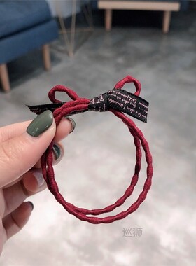 Korean version of small fresh hair rope simple lovely girl b