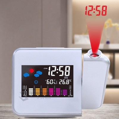 1Pcs Time Watch Multi Function Digital Alarm Clocks Color Sc