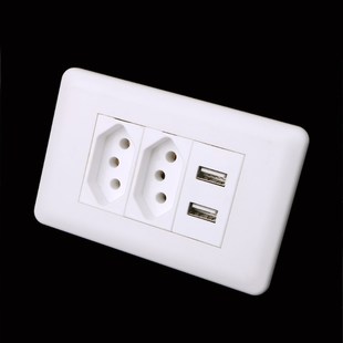 15A Wallu007FDouble Standard Power Socket Adapter Dual Port