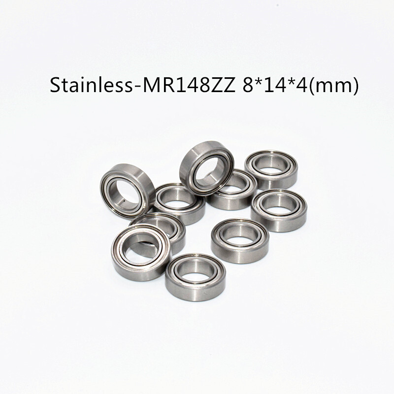 Stainless steel 10PCS SMR148ZZ 8*14*4(mm) free shipping ant