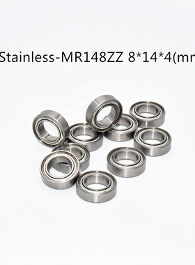 Stainless steel 10PCS SMR148ZZ 8*14*4(mm) free shipping ant
