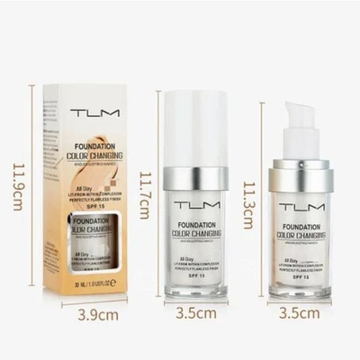 Colour Changing Warm Skin Tone Foundation Makeup Base Nude F