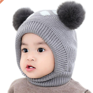 Baby Hat Baby Winter Velvet Ball Ear Cap Kids' Autumn Do