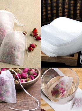100Pcs/Lot Teabags 5.5 x 7CM Empty Scented Tea Bags With Str