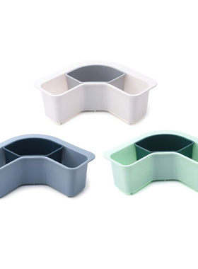 Fruit Vegetable Drainer Basket Storage Rack Sponge Holder Or