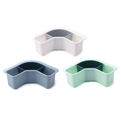 Fruit Vegetable Drainer Basket Storage Rack Sponge Holder Or