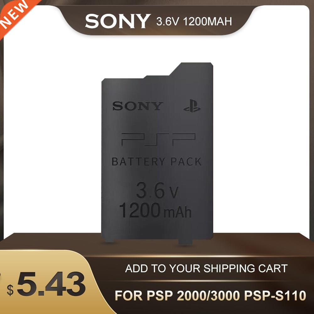3.6V SONY 1200mAh Lithium Rechargeable Battery Pack for PSP
