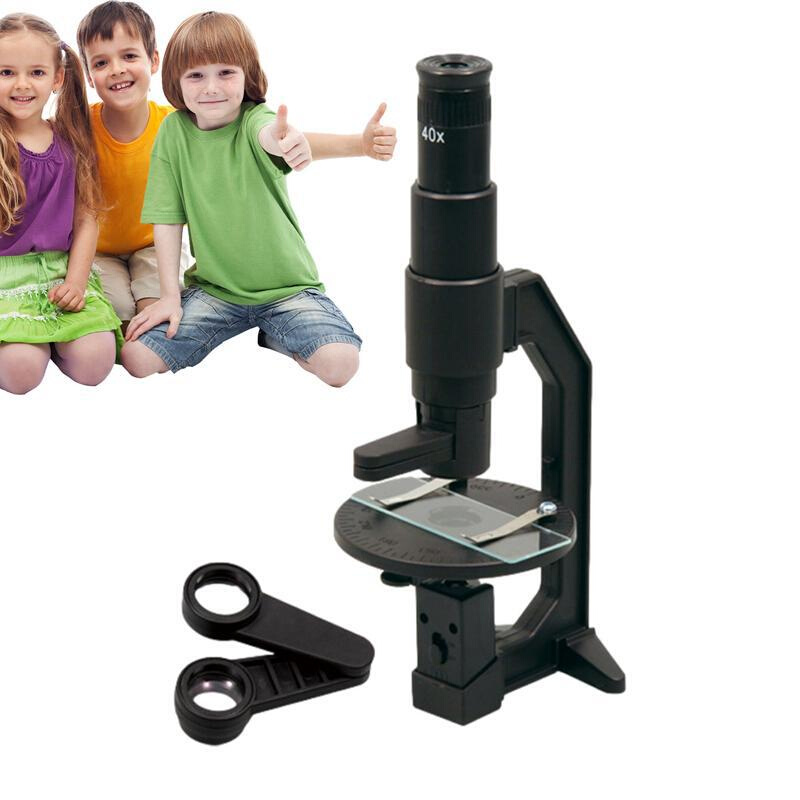 Children Microscope Biology Lab School Science Experiment