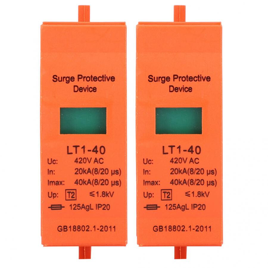 2PCS SPD Surge Protective Device Surge Protector Arrester Ho