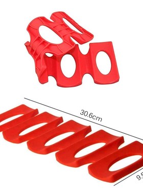 Wine Bottle Organizer Holder Silicone Stacker Cans Fridge Ma