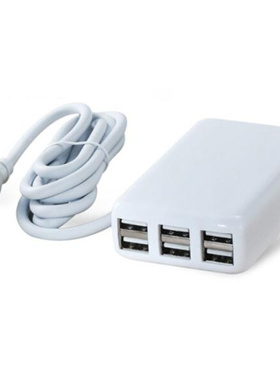 USA Multi-function 6 USB Ports Wall usb Charger 5V 6A Power