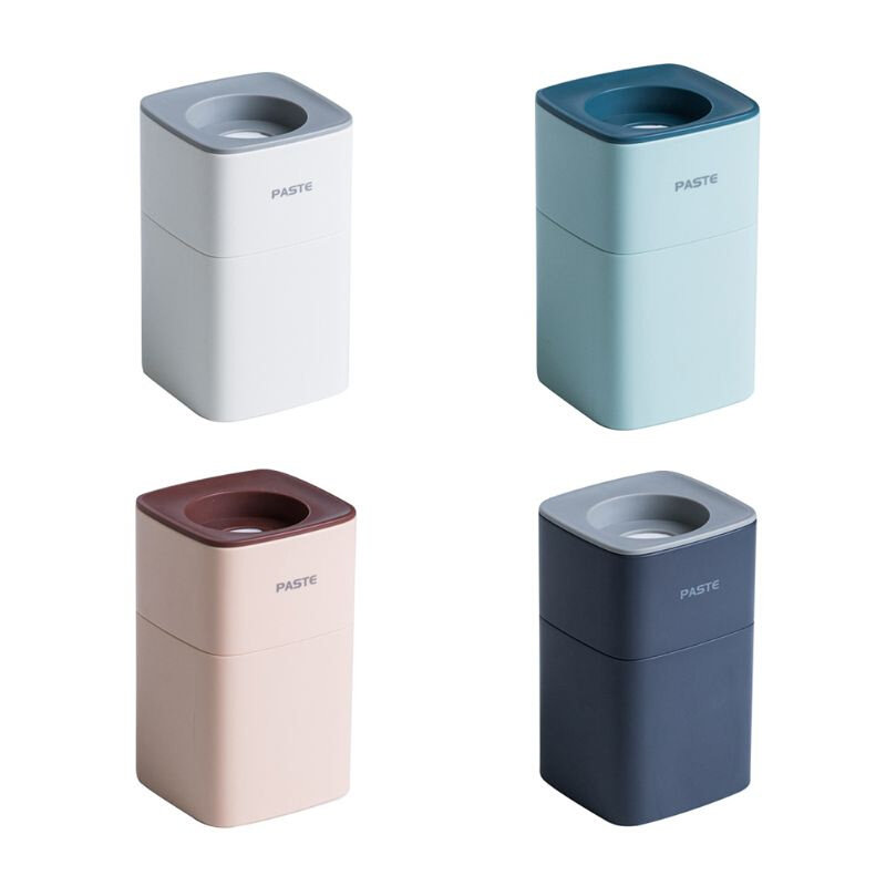 Automatic Toothpaste Dispenser Squeezer Dustproof Wall Mount