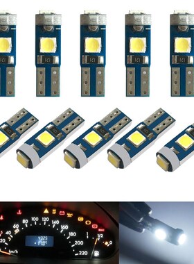 10pcs 12V canbus T5 58 74 286 W1.2W Super Bright 3030 LED  3