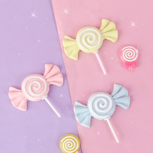 Macaroon Candy Cake Topper Soft Clay Sweet Cake Decor Childr