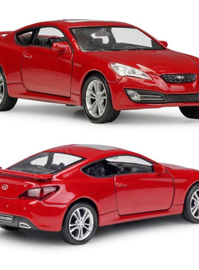 1:36 Hyundai Genesis Coupe 2009 Alloy Car Model Pull Back Di