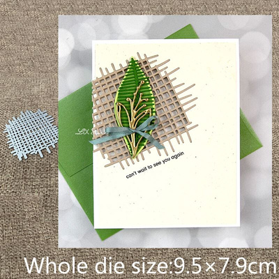 New Design Craft Metal stencil mold Cutting Dies Burlap Tex