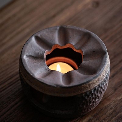 1Pc Teapot Warmer Retro Ceramic Tea Warmer Tea Heater Cerami