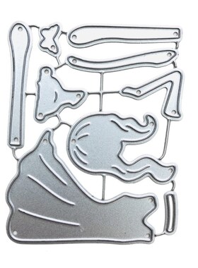 Summer Girl Metal Cutting Dies Stencil Scrapbooking DIY Albu