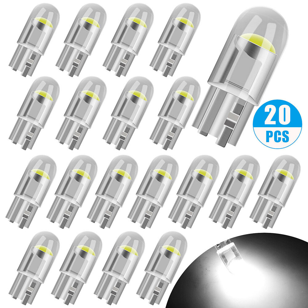 T10 W5W LED CAR Canbus Glass COB 6000k Reading Dome Lamp