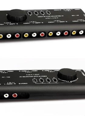 Sell AV Audio Video Signal Switcher 4 Input 1 Output Switch