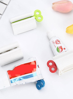 1Pc New Hands Rolling Tube Squeezer Toothpaste Dispenser Squ