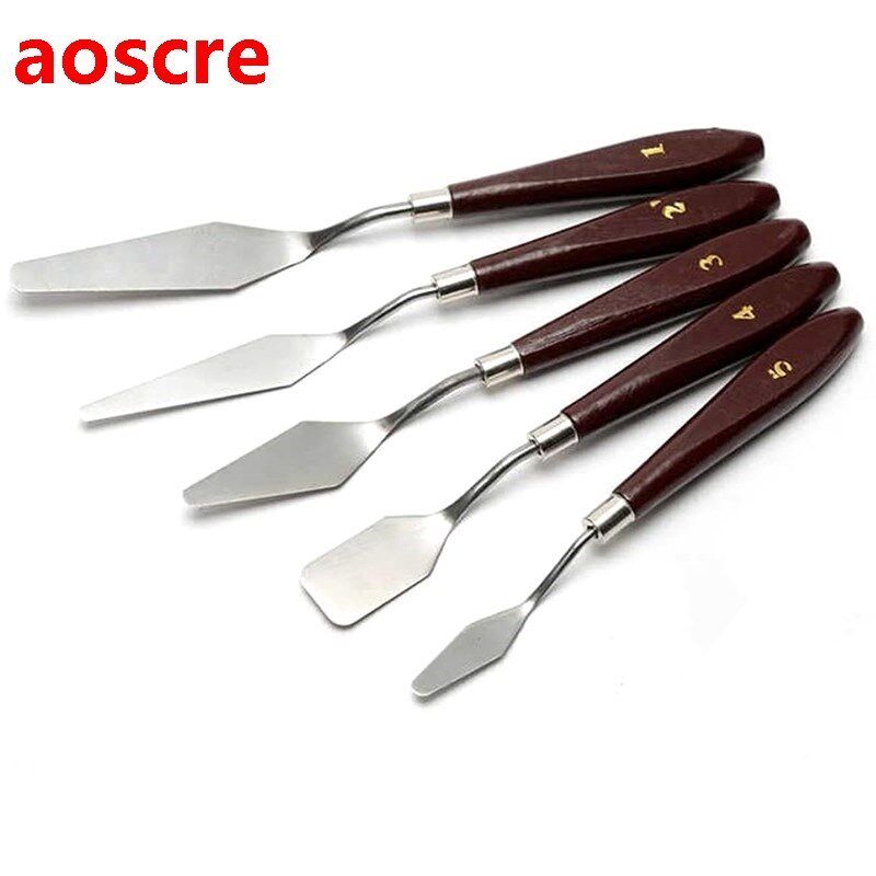 10-Piece Painting Scraper Set Paint Palette Knife Gouache Pa