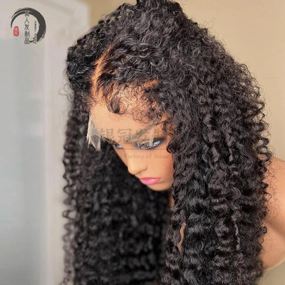 4C Realistic Hairline 13X4 Deep Wave Lace Front Human Hair