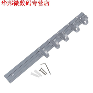 Wandmontage 5 Platte Hoofd Haken Coat Handdoek Hoed Rack Sil