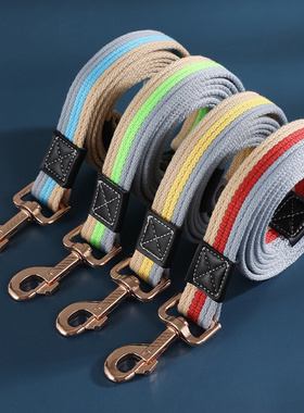 Dog Walking Leash Pet Canvas Longer Thicker遛狗牵引绳1